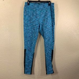 fullbeauty Sport Leggins Stretch Blue Black 14/16